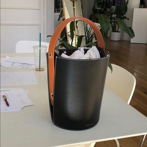 DANSE LENTE MINI LORNA IN BLACK/TERRACOTTA